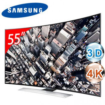 [福利品] SAMSUNG 55型黃金曲面4K UHD 電視  UA55HU9000WXZW(UA55HU9000WXZW)