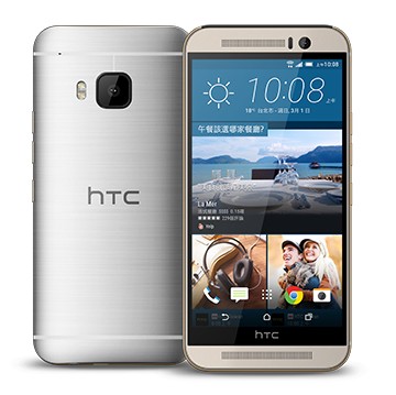HTC One M9 32G LTE旗艦機-金鑽銀(M9-32G銀)